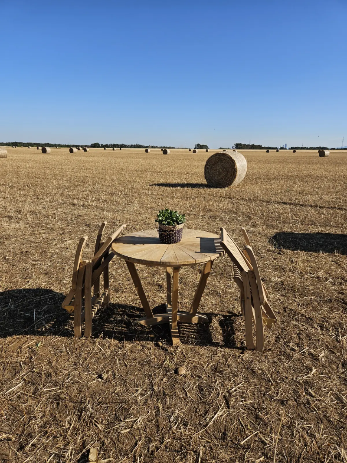 Klappbarer Gartenstuhl aus Teakholz Hochlehner Porto