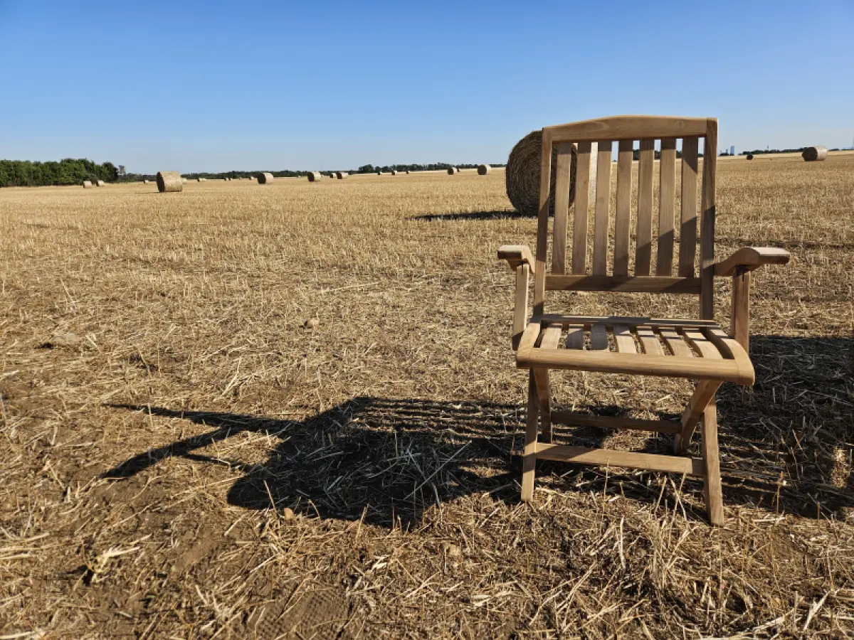 Klappbarer Gartenstuhl  Loco mit Armlehne 