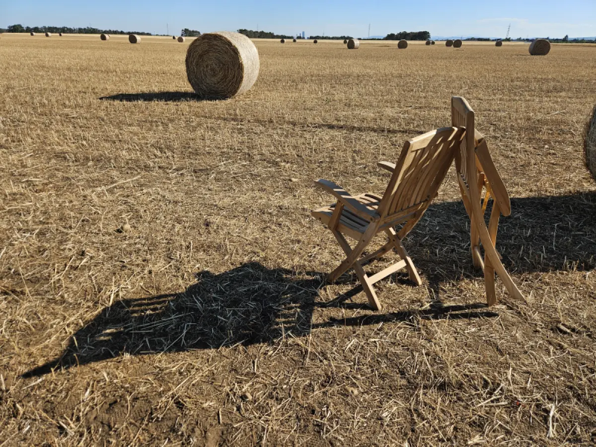 Klappbarer Gartenstuhl  Loco mit Armlehne 