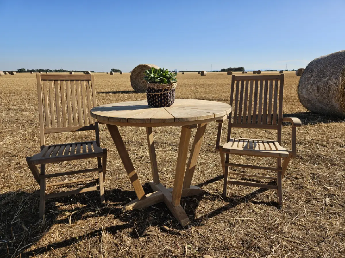 Klappbarer Gartenstuhl Porto ohne Arm