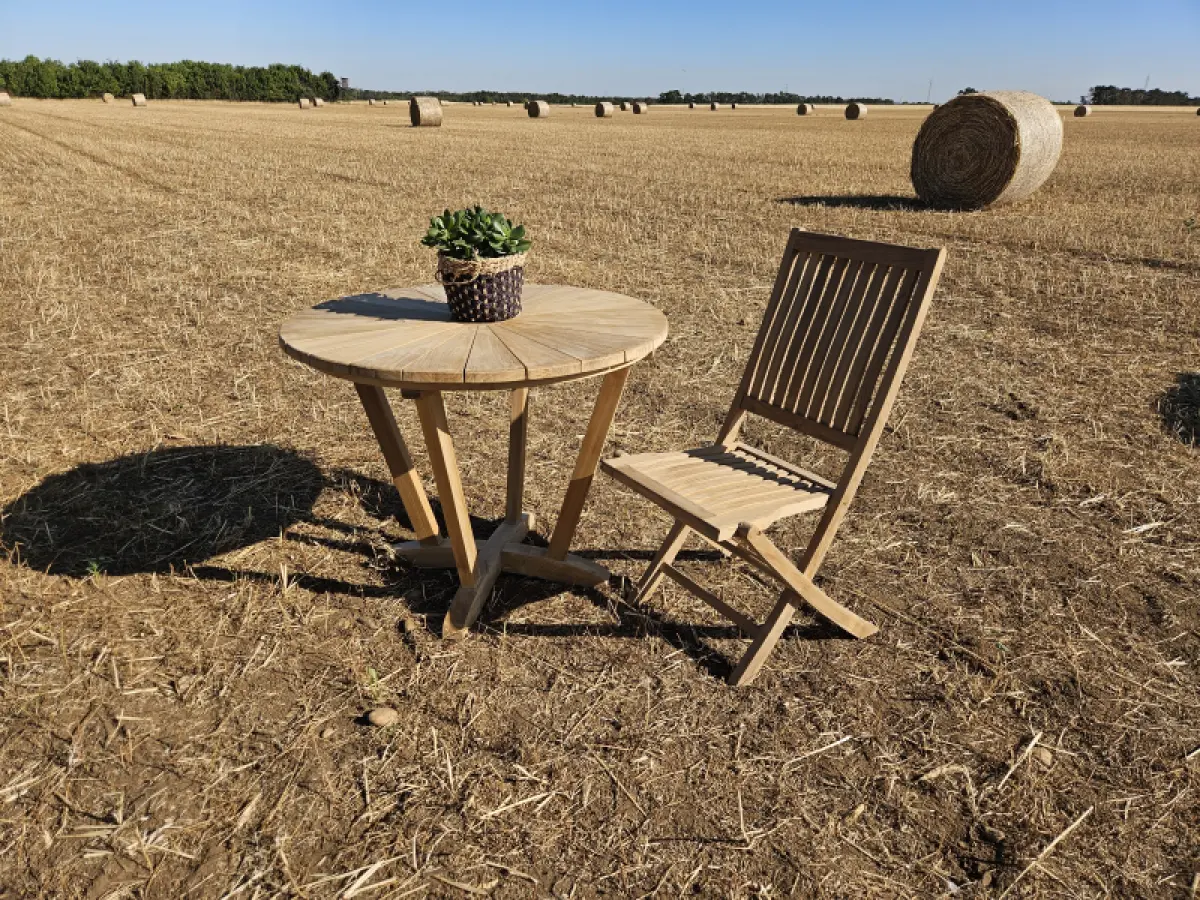 Klappbarer Gartenstuhl Porto ohne Arm