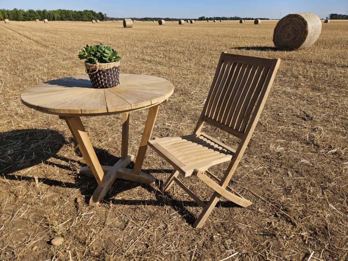 Klappbarer Gartenstuhl Porto ohne Arm