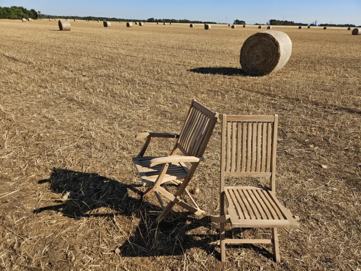 Klappbarer Gartenstuhl Porto ohne Arm