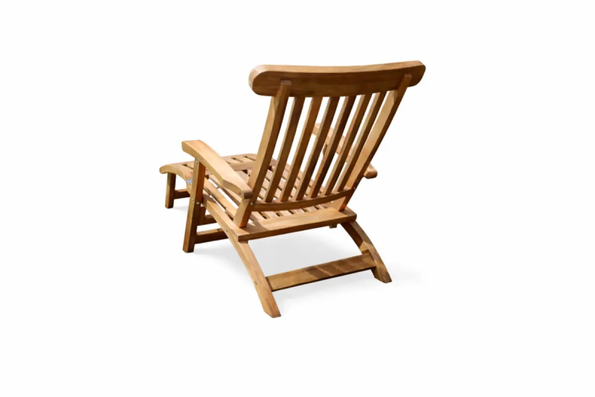 Klappbarer Liegestuhl  aus Teakholz Rossi