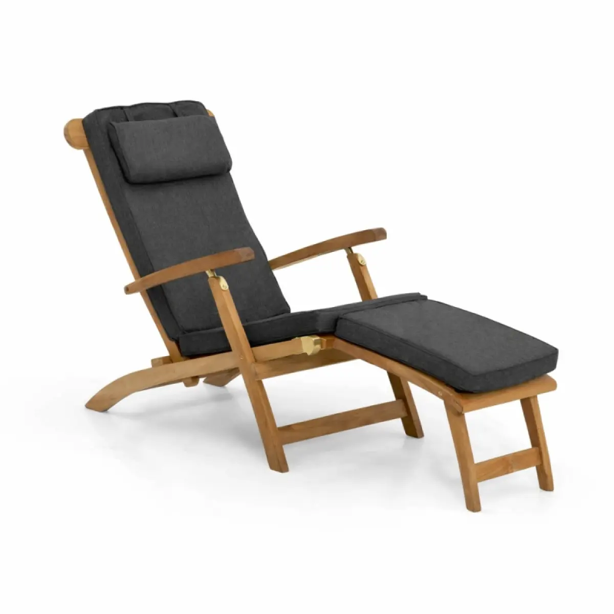 Klappbarer Liegestuhl  aus Teakholz Rossi