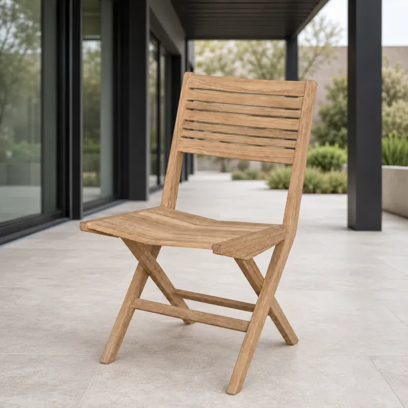 Klappstuhl aus Teakholz Zeta