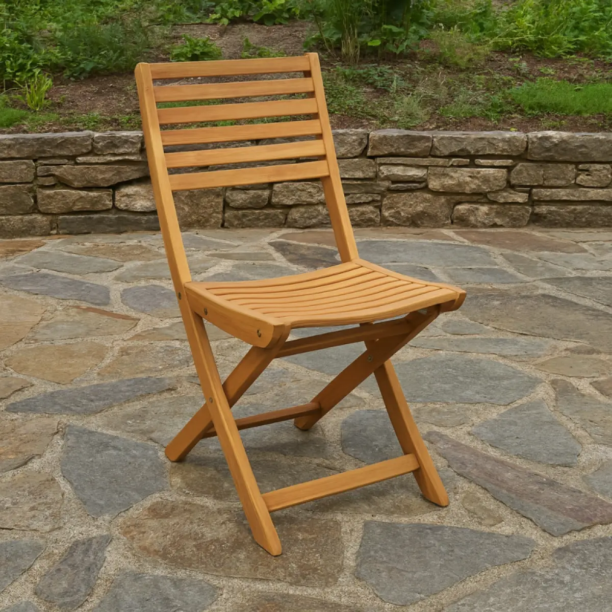 Klappstuhl Santa aus Teakholz