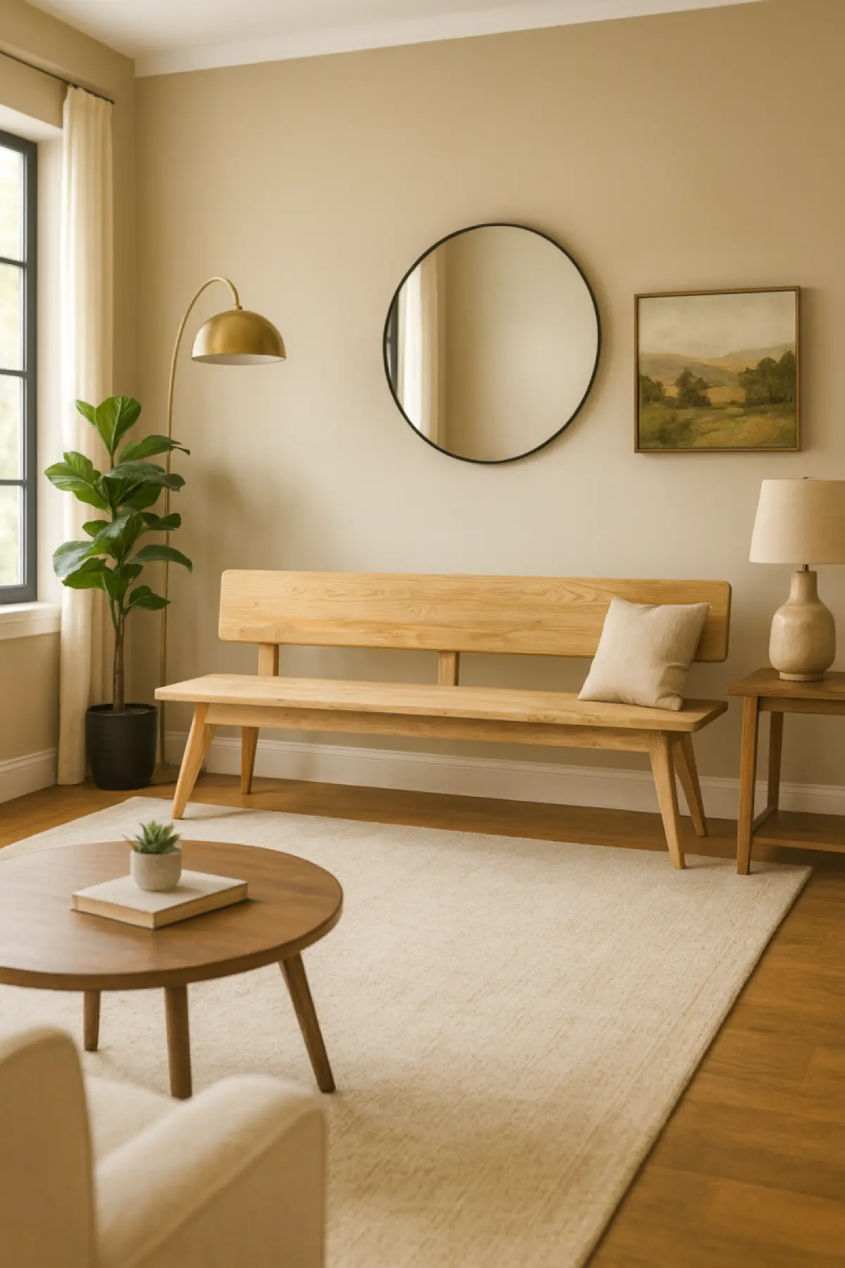 Massivholzbank Napoli