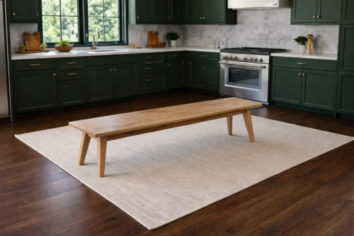 Massivholzbank Napoli ohne Rückenlehne