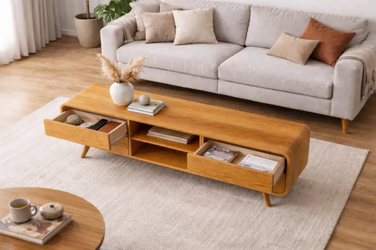 Massivholzkommede Ovit 3