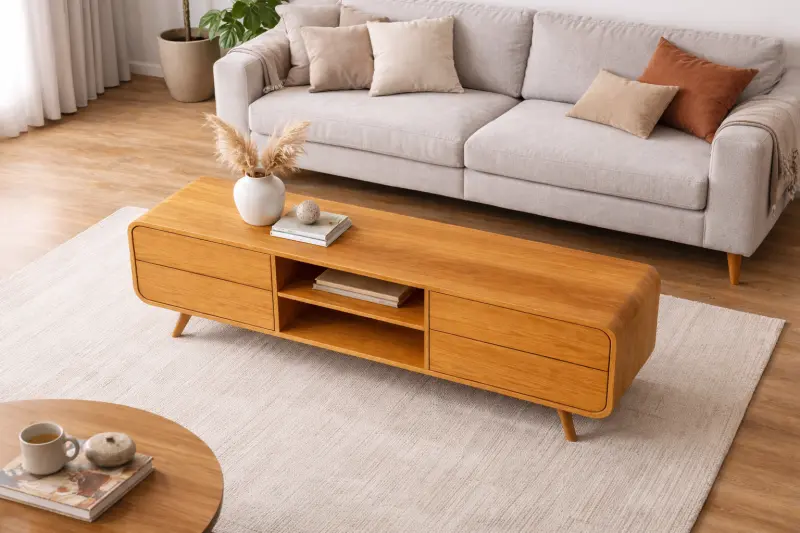 Massivholzkommede Ovit 3