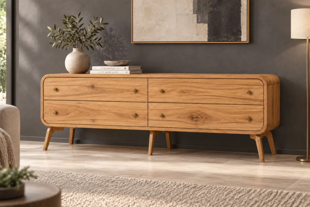 Massivholzkommode Ovit 2