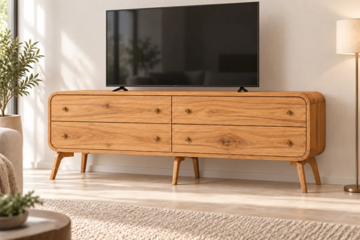 Massivholzkommode Ovit 2