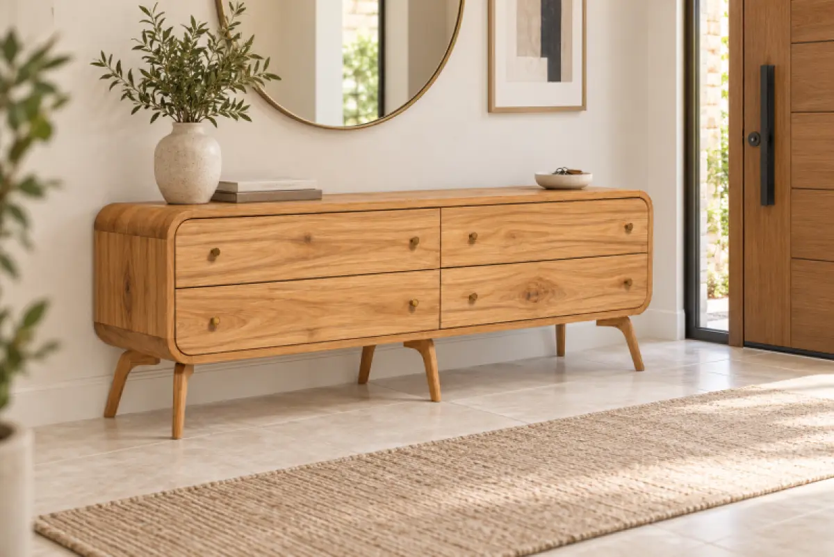 Massivholzkommode Ovit 2