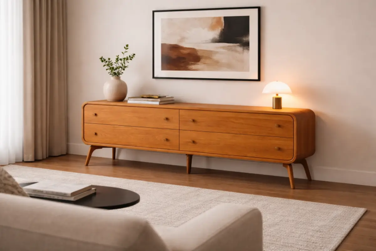 Massivholzkommode Ovit 2