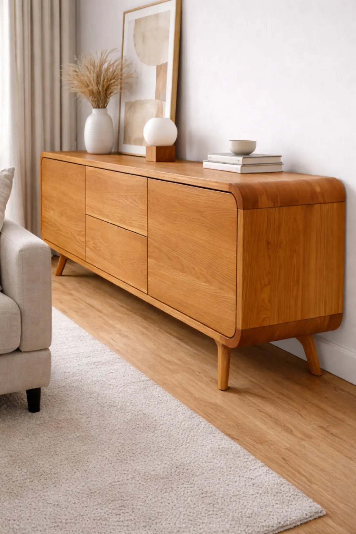 Massivholzkommode Ovit 5