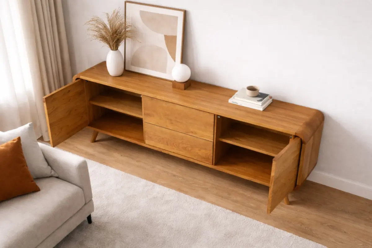 Massivholzkommode Ovit 5