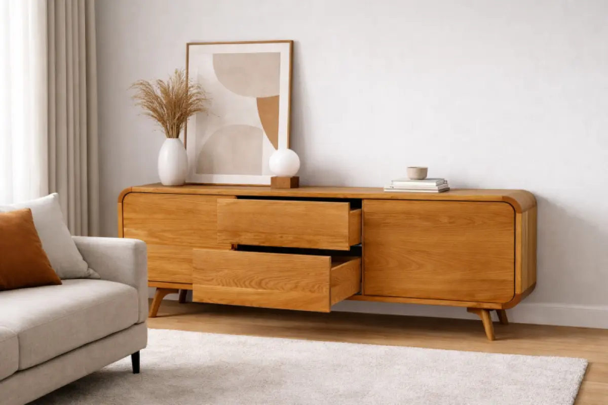 Massivholzkommode Ovit 5