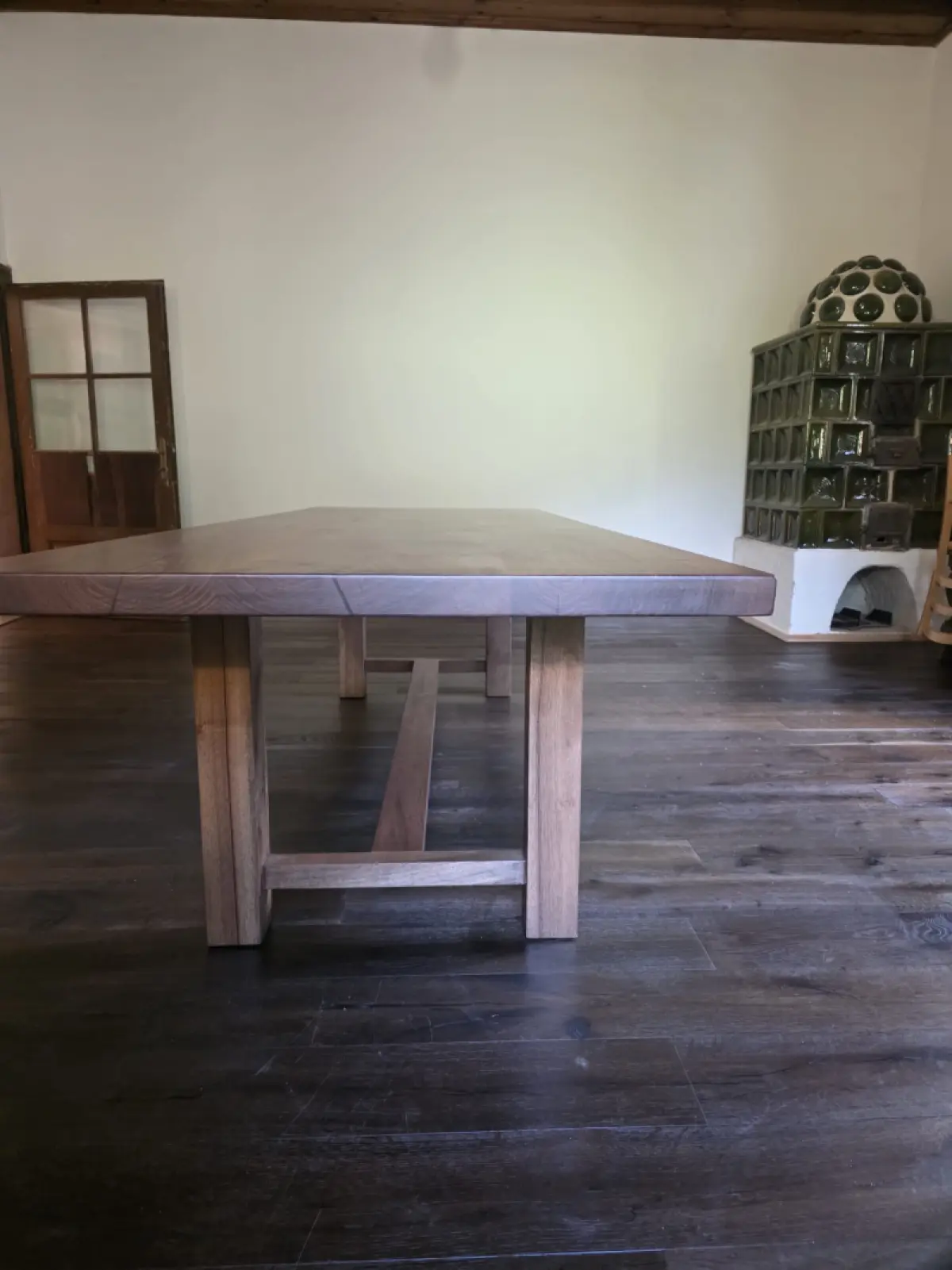 Massivholztisch aus Walnuss Choko