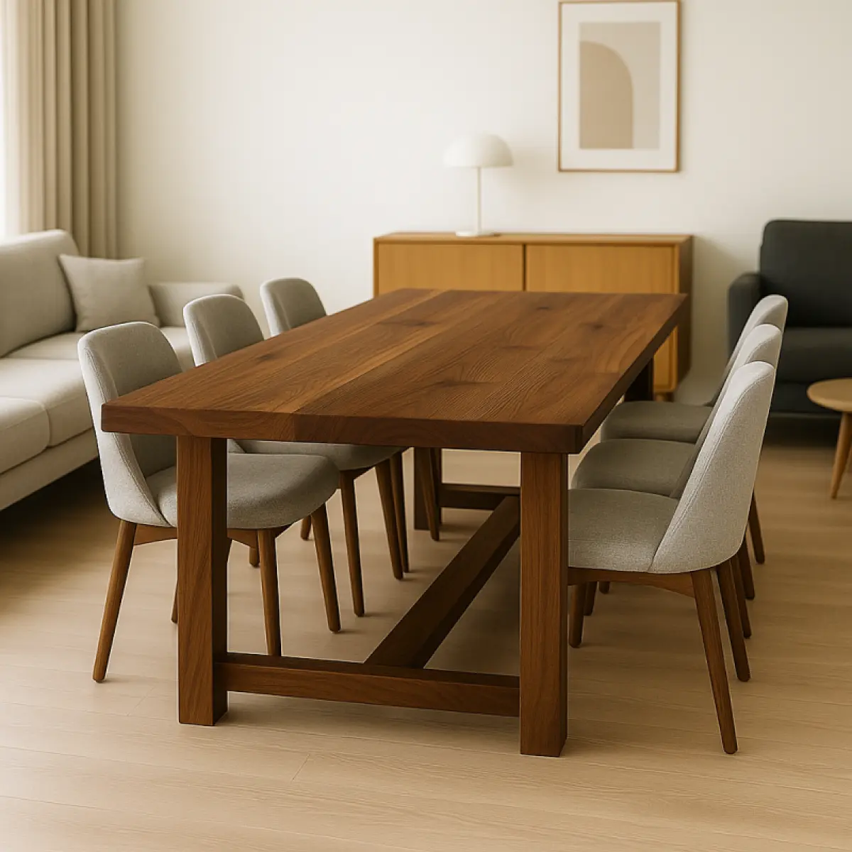 Massivholztisch Choko