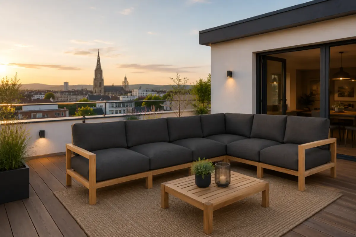 Modular Garten Lounge-Ecksofa Ibiza