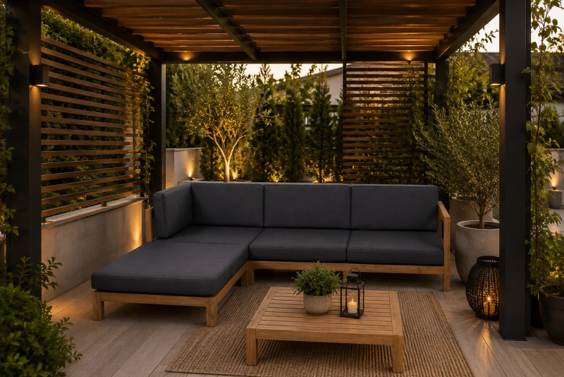 Modulare Teakholz Lounge Maldiv