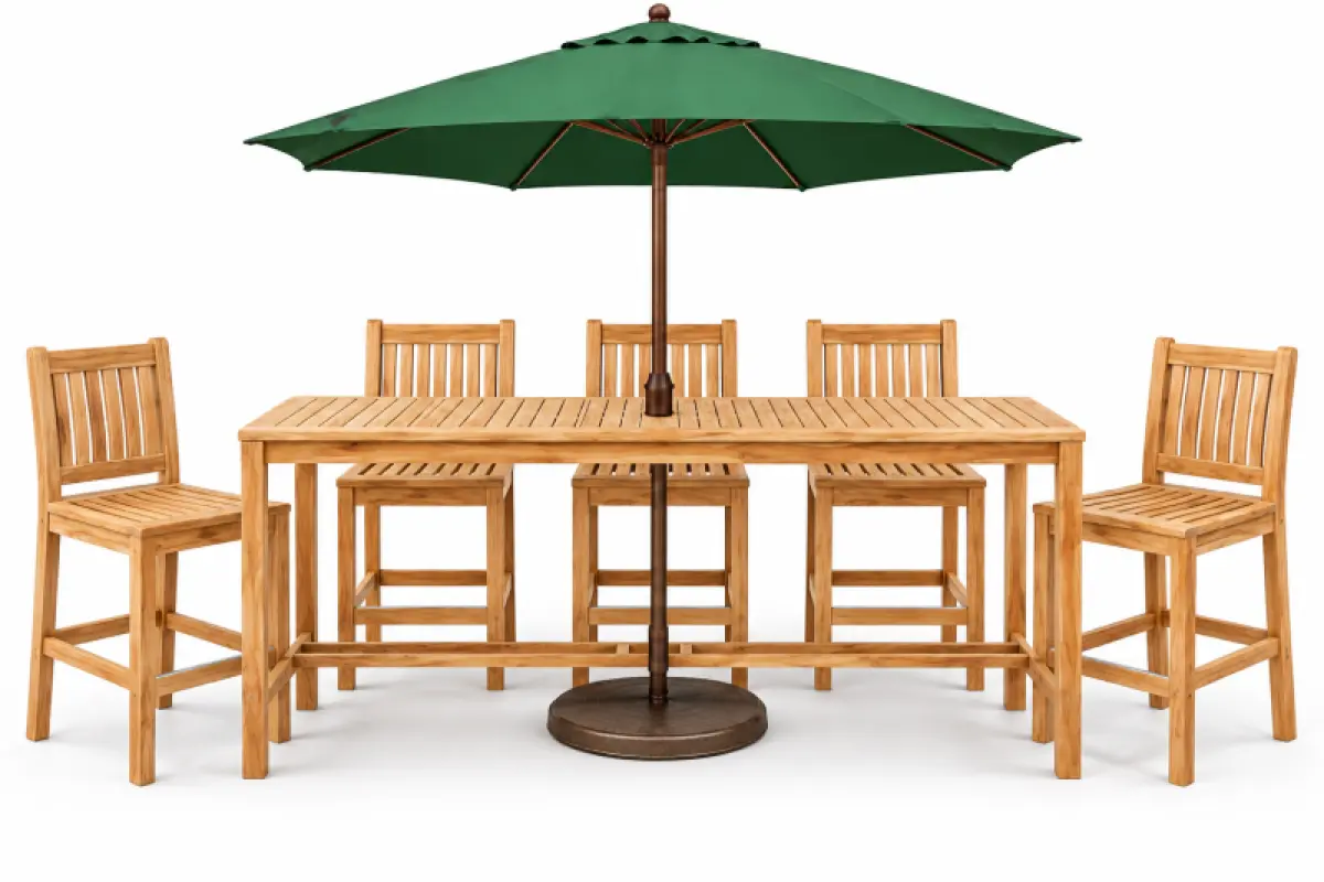 Outdoor Bartisch Bakambu