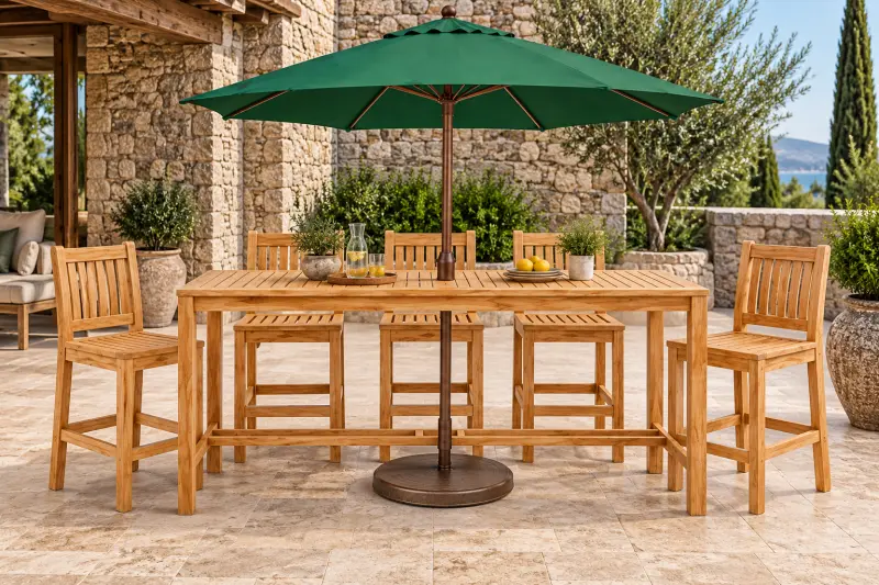 Outdoor Bartisch Bakambu