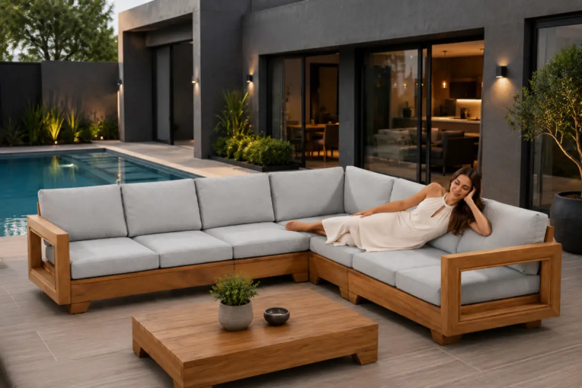Outdoor Lounge-Ecksofa Kuraman