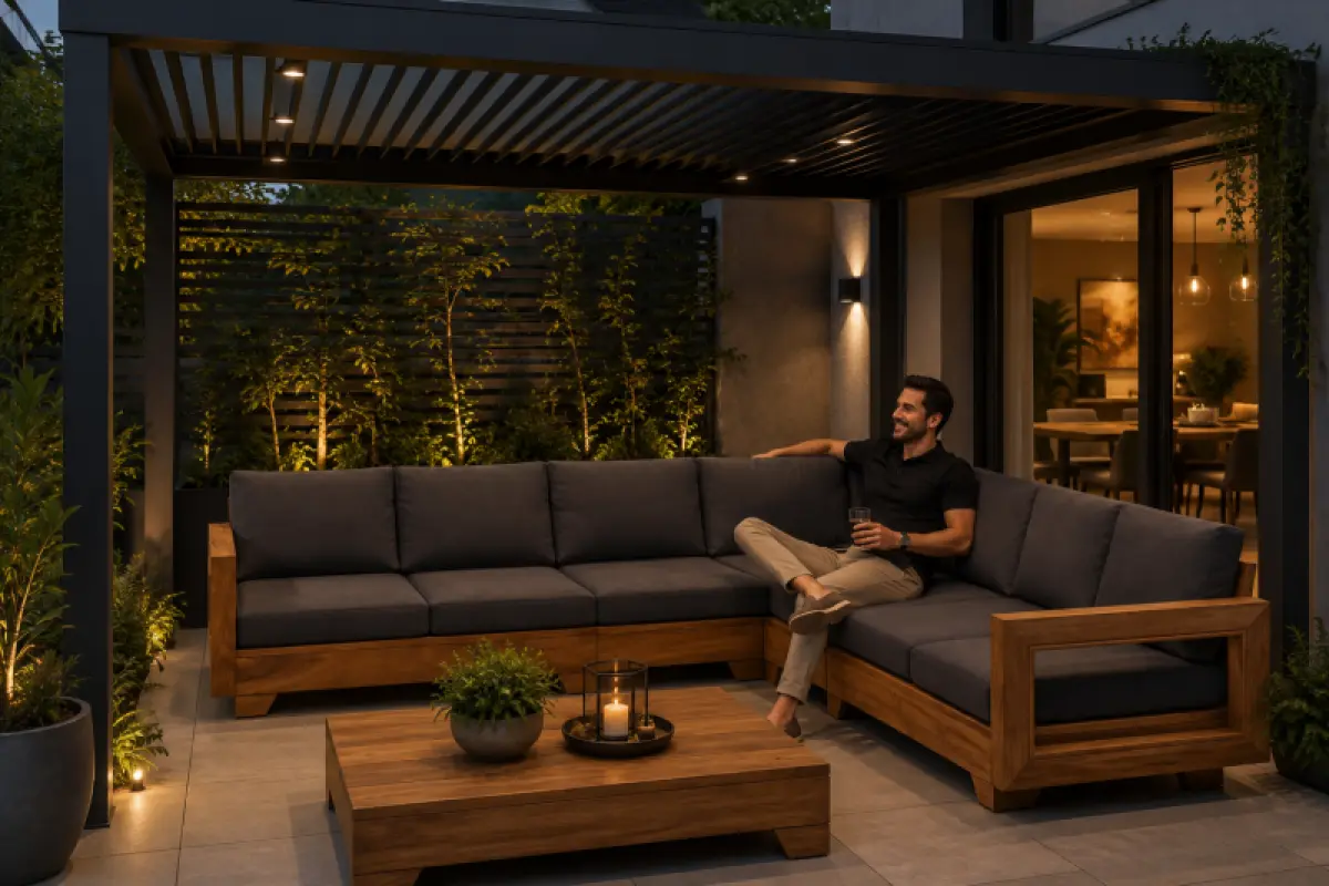 Outdoor Lounge-Ecksofa Kuraman