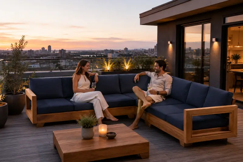 Outdoor Lounge-Ecksofa Kuraman