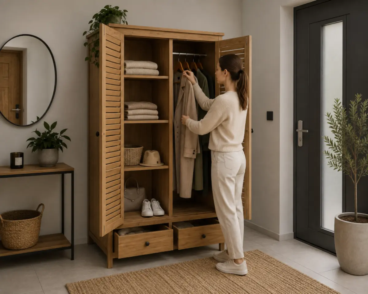 Outdoor Teakholzschrank Bella