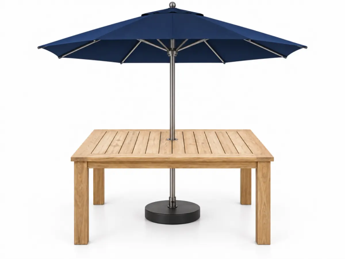 Quadratischer Teak-Gartentisch Mundo