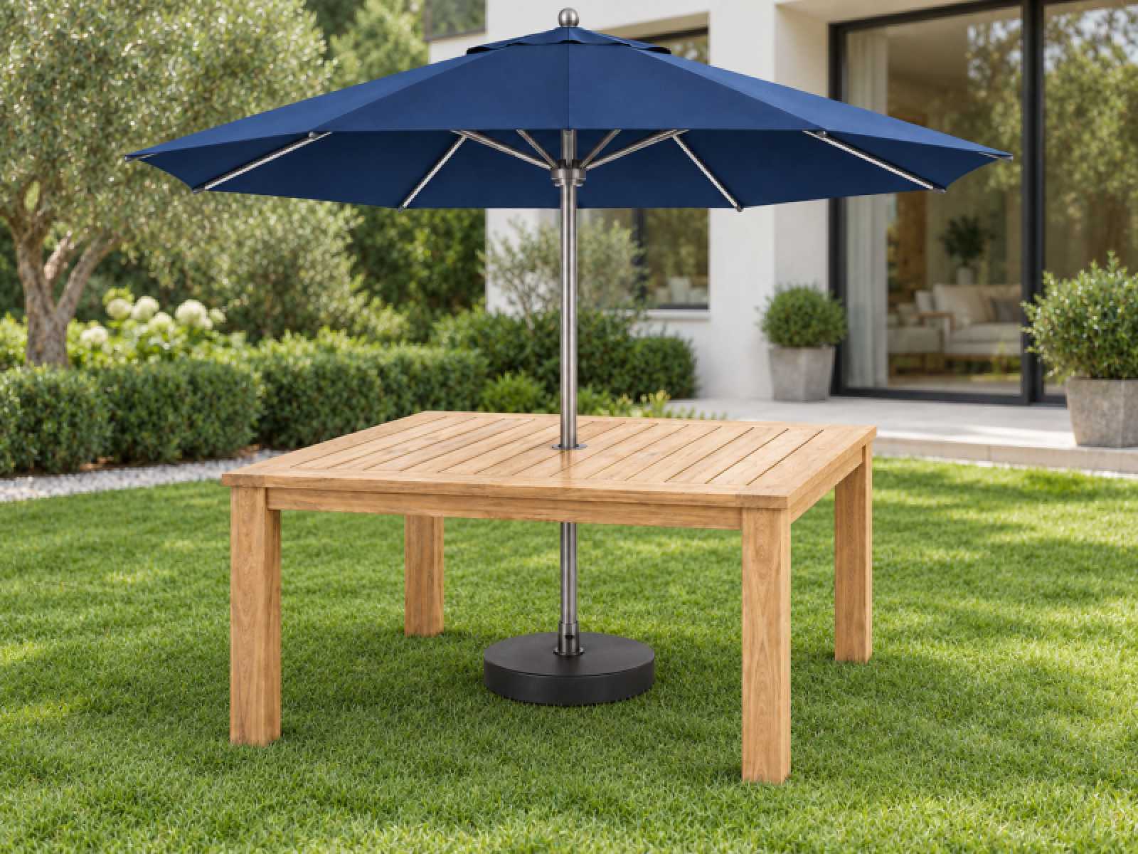 Quadratischer Teak-Gartentisch Mundo