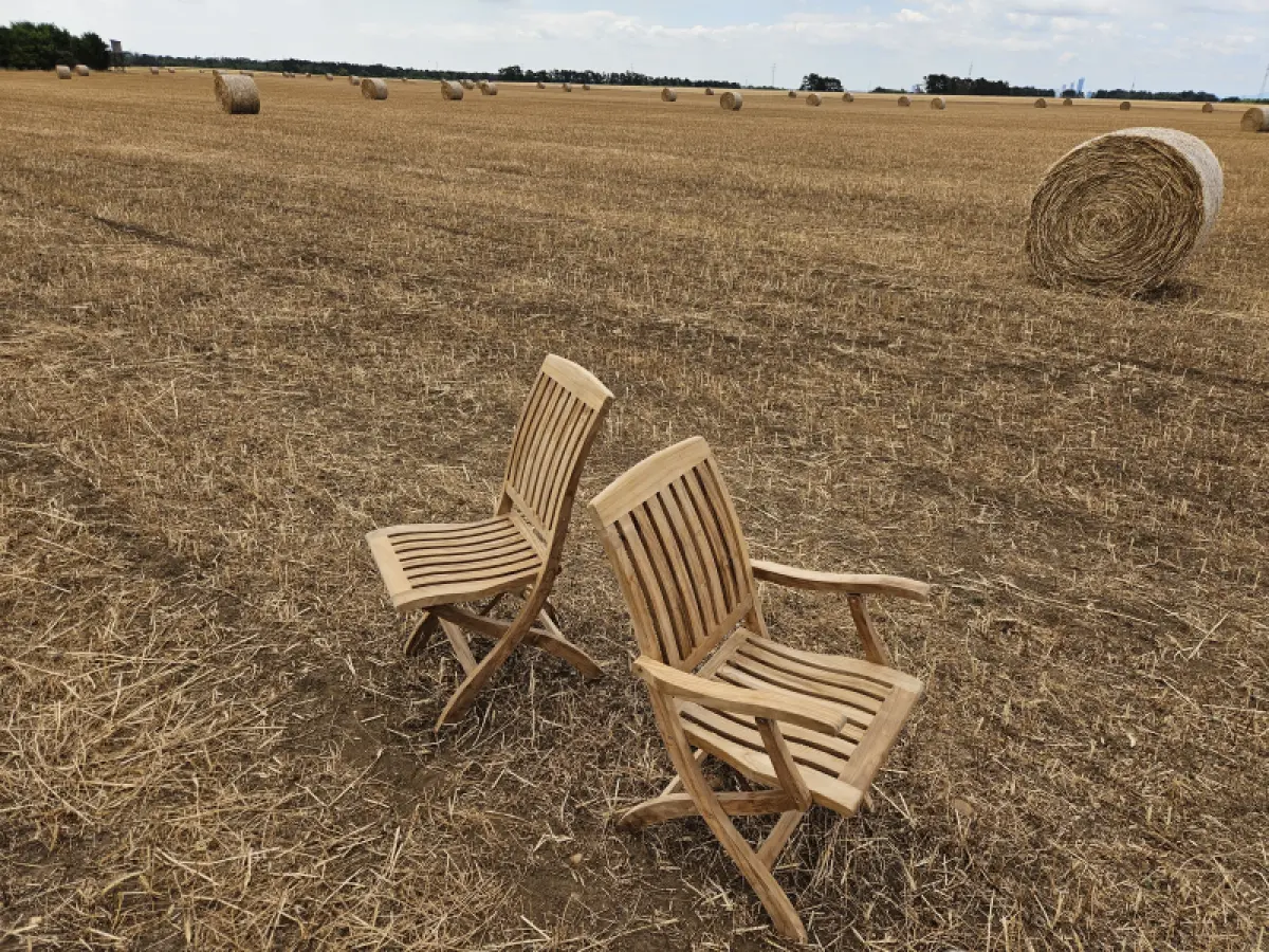 Klappbarer Gartenstuhl Roni ohne Armlehne 