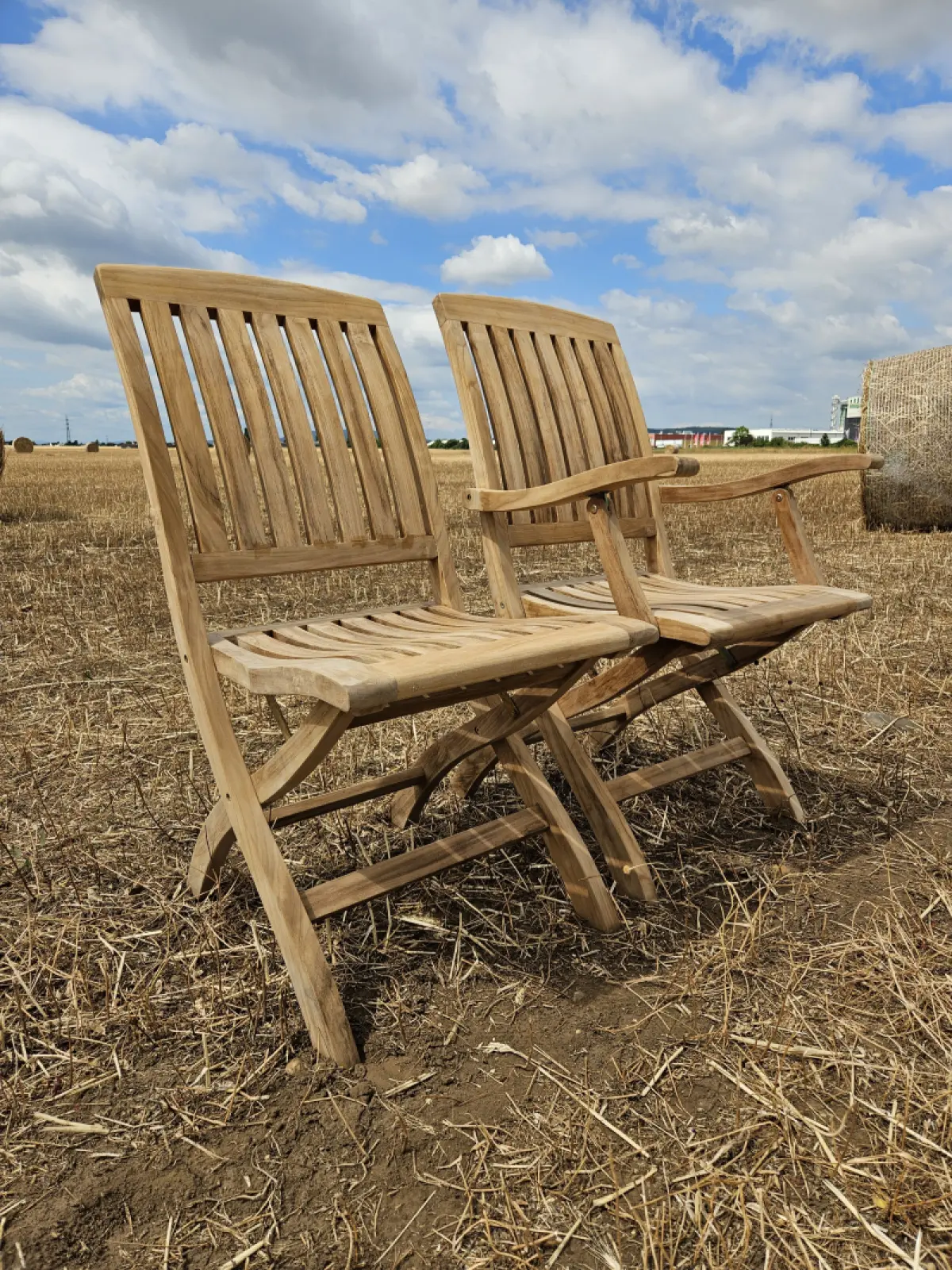 Klappbarer Gartenstuhl Roni ohne Armlehne 