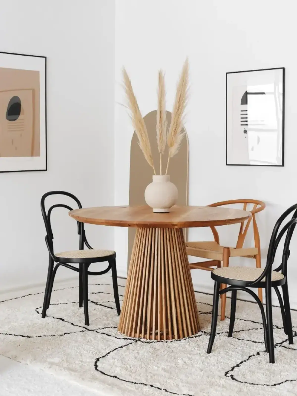 Runder Esstisch Monte Carlo aus Eiche