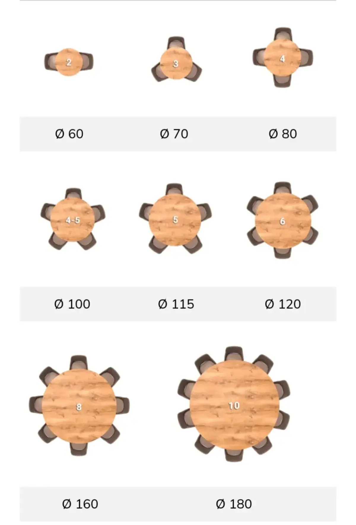 Runder Gartentisch Bono 