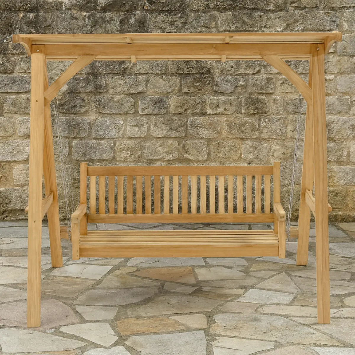 Schaukel aus Teakholz Alania