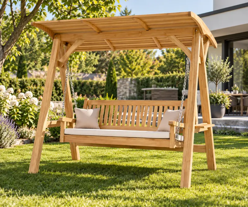 Schaukel aus Teakholz Alania