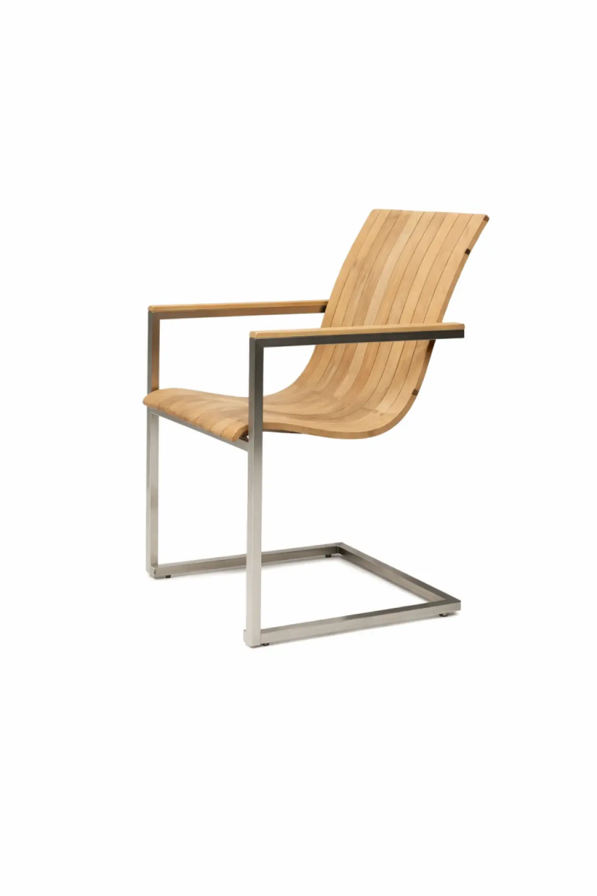 Schwing Garten-Stapelstuhl aus Teakholz Flamingo