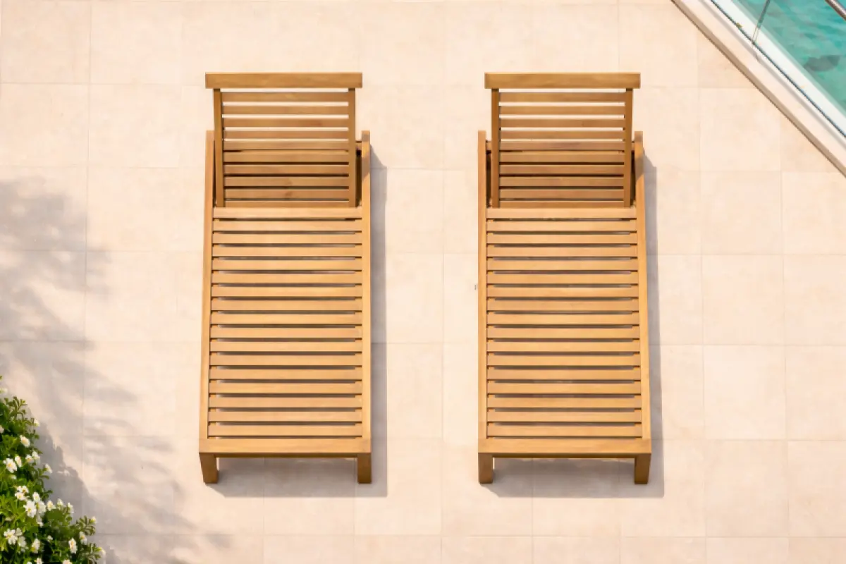 Sonnenliege aus Teakholz Almeria