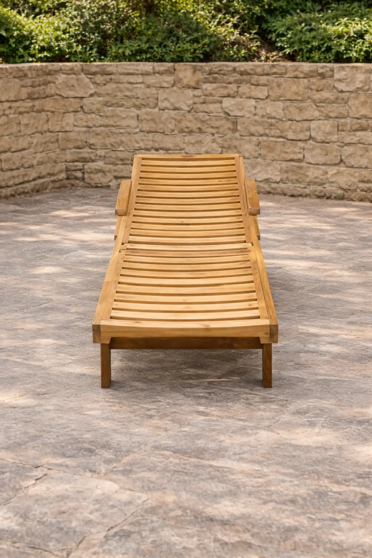 Sonnenliege aus Teakholz Conford 