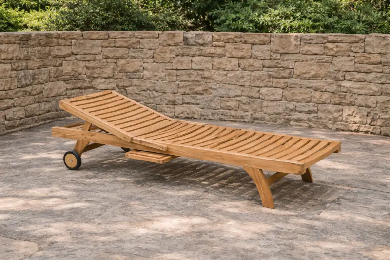 Sonnenliege aus Teakholz Conford 