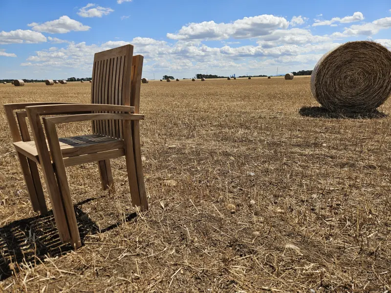 Stapelstuhl aus Teakholz Ramo