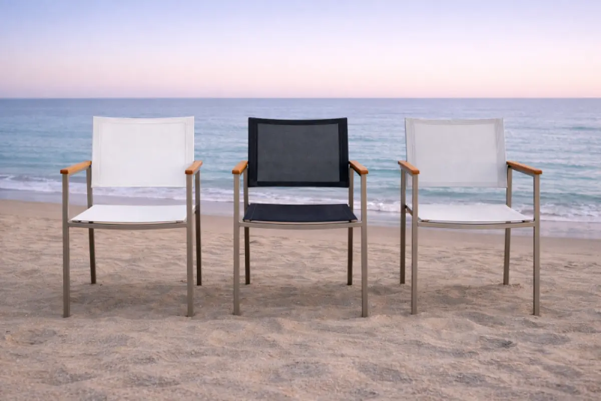 Stapelstuhl Noah Grau