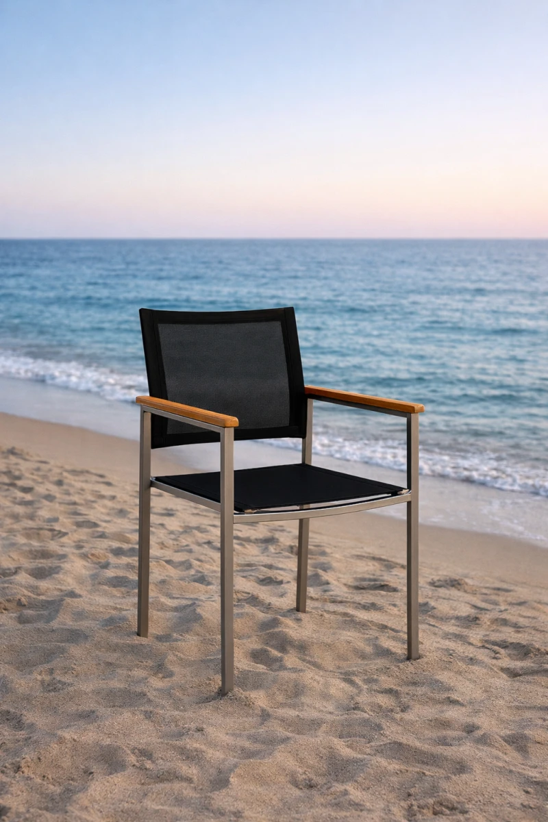 Stapelstuhl Noah Schwarz