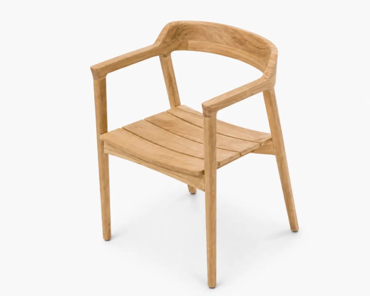 Stuhl Memoli aus Teakholz