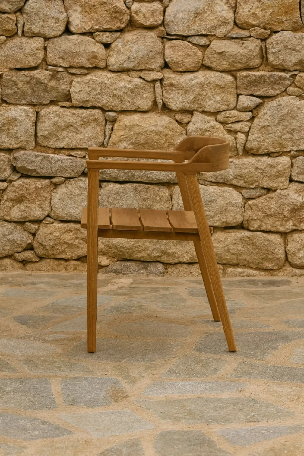 Stuhl Memoli aus Teakholz