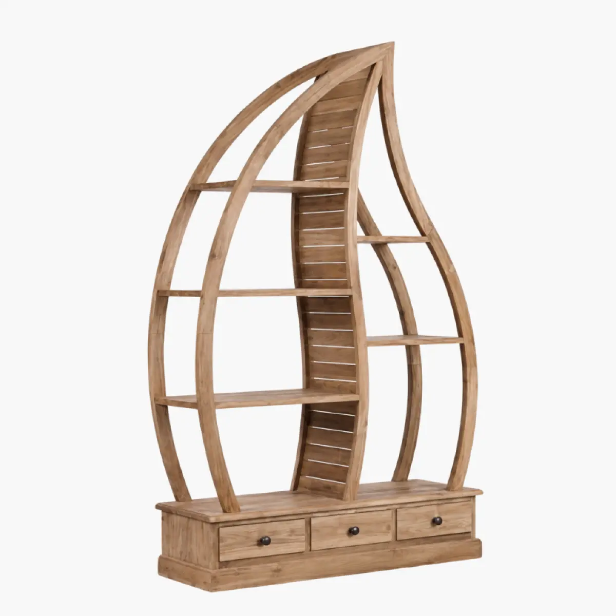 Teak Büchherregal Aprak